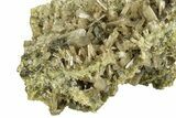 Clinozoisite and Epidote Crystal Cluster - Peru #256152-1